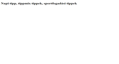 Desktop Screenshot of napitipp.hu
